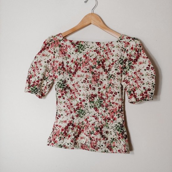 MAEVE Anthropologie Floral Top - Picture 9 of 15